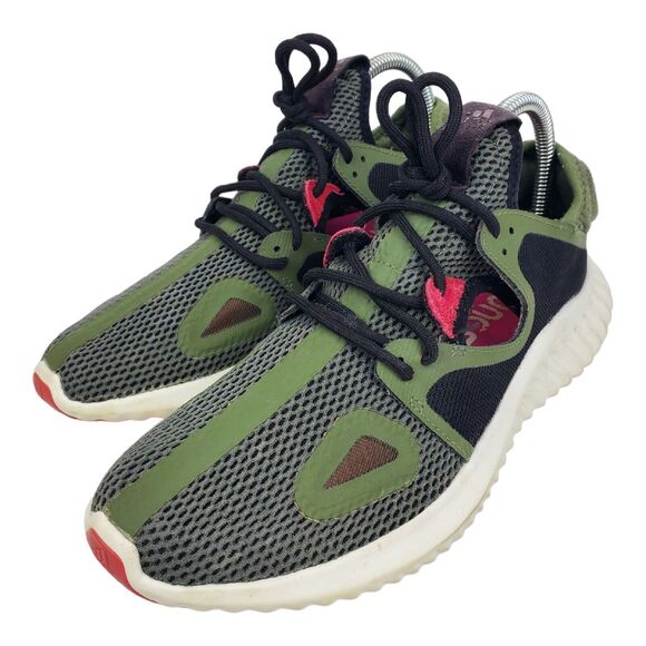 ADIDAS Shoes RUN LUX CLIMA Womens Size 9 Green White Running Sneaker AC8174 - Picture 2 of 12